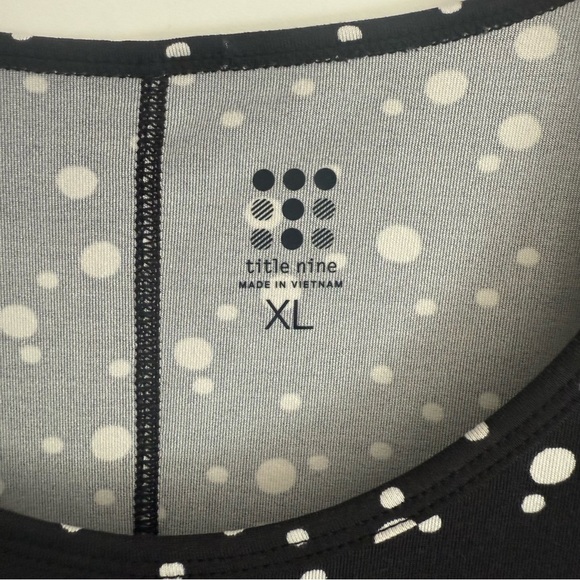 TITLE NINE Buttah Dress in Black/White Celestial Polka Dots Women’s Size XL - Picture 6 of 9